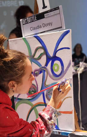 Claudia Dorey · AB2856-2-1 · Round 2 Easel 1