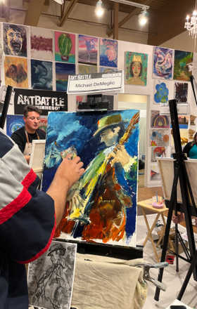 Michael DeMeglio · AB2863-1-1 · Round 1 Easel 1