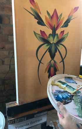 Yolanda Bartram · AB2877-1-2 · Round 1 Easel 2