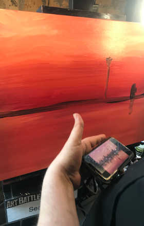 Sean Hurst · AB2877-1-5 · Round 1 Easel 5