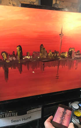 Sean Hurst · AB2877-1-5 · Round 1 Easel 5