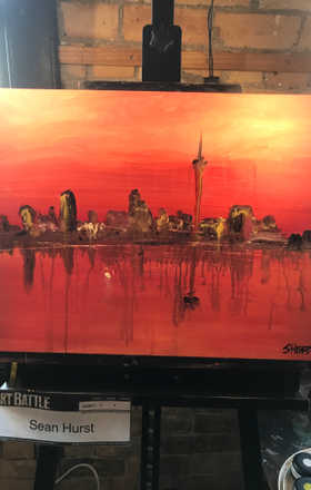 Sean Hurst · AB2877-1-5 · Round 1 Easel 5