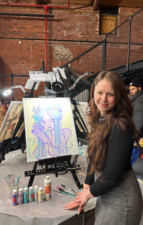 Meg · AB2880-1-5 · Round 1 Easel 5
