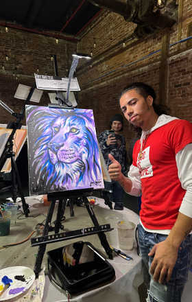 Jayyy Santi · AB2880-2-4 · Round 2 Easel 4