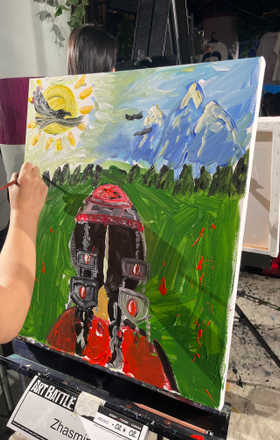 Zhasmin · AB2903-2-2 · Round 2 Easel 2
