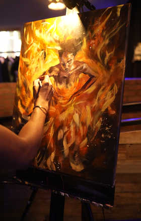 Allan André · AB2908-4-1 · Round 4 Easel 1