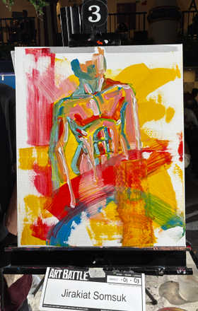 Jirakiat Somsuk · AB2927-1-3 · Round 1 Easel 3