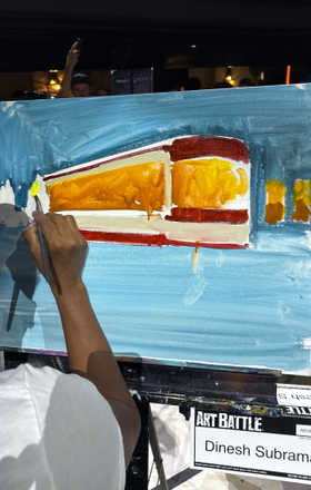 Dinesh Subramanian · AB2930-1-4 · Round 1 Easel 4