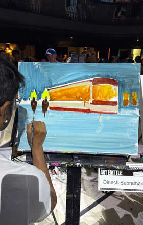 Dinesh Subramanian · AB2930-1-4 · Round 1 Easel 4