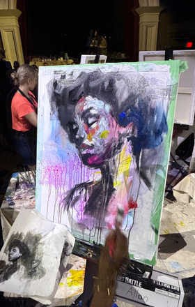 Allan André · AB2935-3-4 · Round 3 Easel 4