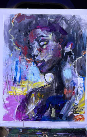 Allan André · AB2935-3-4 · Round 3 Easel 4