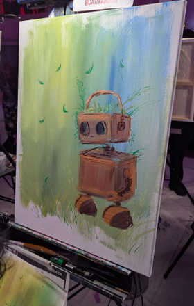 Cat · AB2936-2-6 · Round 2 Easel 6