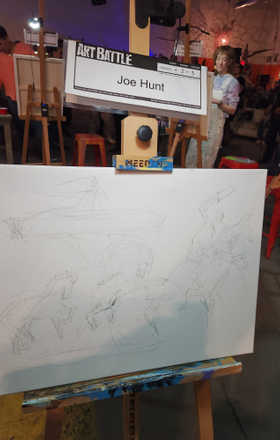 Joe Hunt · AB2963-2-3 · Round 2 Easel 3