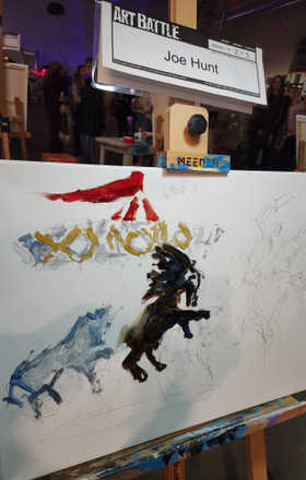 Joe Hunt · AB2963-2-3 · Round 2 Easel 3