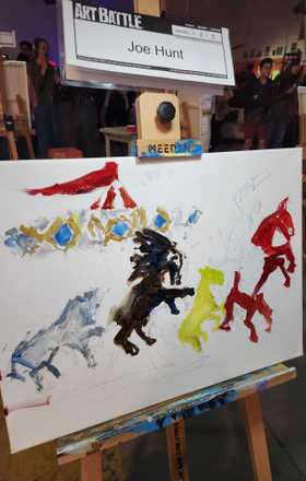 Joe Hunt · AB2963-2-3 · Round 2 Easel 3