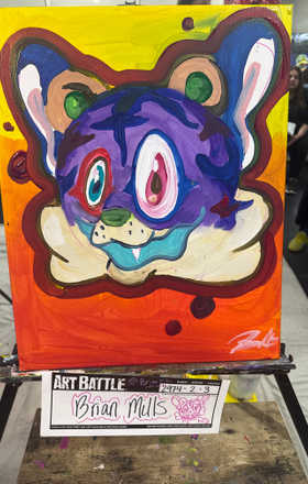 Brian Mills · AB2974-2-3 · Round 2 Easel 3