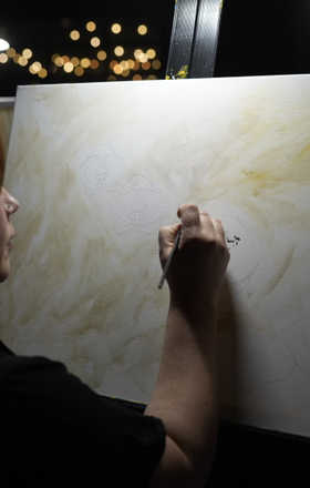 Melanie · AB2978-2-5 · Round 2 Easel 5