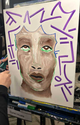 Dylan Huata · AB2984-1-1 · Round 1 Easel 1