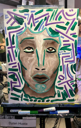 Dylan Huata · AB2984-1-1 · Round 1 Easel 1