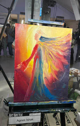 Agnes Ishak · AB2984-3-1 · Round 3 Easel 1