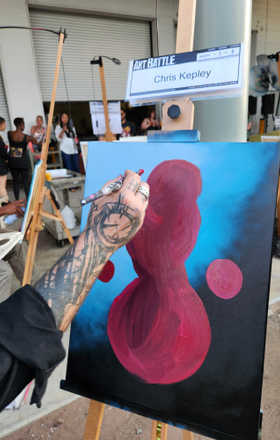 Chris Kepley · AB3004-1-5 · Round 1 Easel 5
