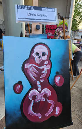 Chris Kepley · AB3004-1-5 · Round 1 Easel 5