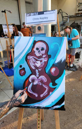 Chris Kepley · AB3004-1-5 · Round 1 Easel 5