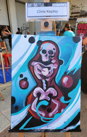 Chris Kepley · AB3004-1-5 · Round 1 Easel 5