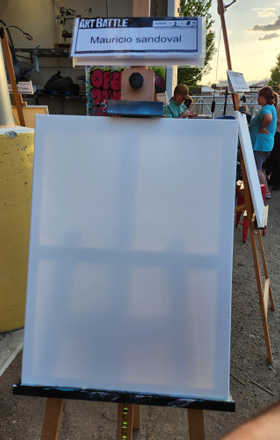 Mauricio Sandoval · AB3004-2-5 · Round 2 Easel 5
