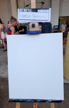 Mauricio Sandoval · AB3004-3-3 · Round 3 Easel 3