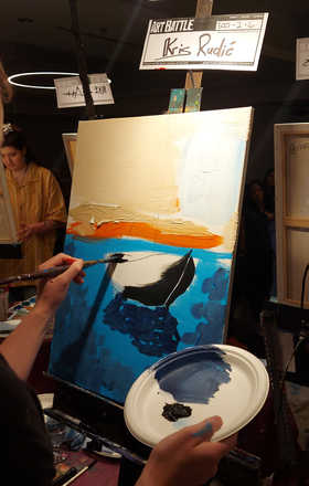 Kris Rudic · AB3007-2-6 · Round 2 Easel 6
