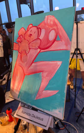 Narvicto DeJesus · AB3025-1-1 · Round 1 Easel 1