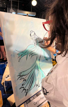 Carlyn Peters · AB3025-3-4 · Round 3 Easel 4