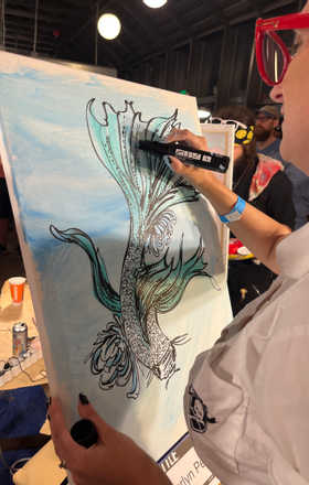 Carlyn Peters · AB3025-3-4 · Round 3 Easel 4