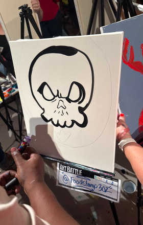 Foodstamp · AB3042-2-3 · Round 2 Easel 3