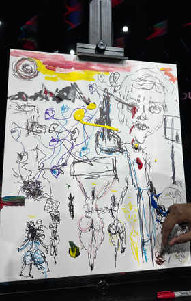 Justin white · AB7275-1-2 · Round 1 Easel 2