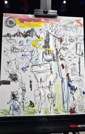 Justin white · AB7275-1-2 · Round 1 Easel 2