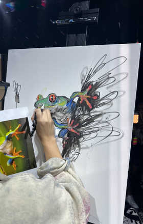 Flo Mena · AB7275-2-3 · Round 2 Easel 3